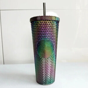 Starbucks Oil Slick Rainbow Iridescent Venti Tumbler 24oz. Halloween 2023